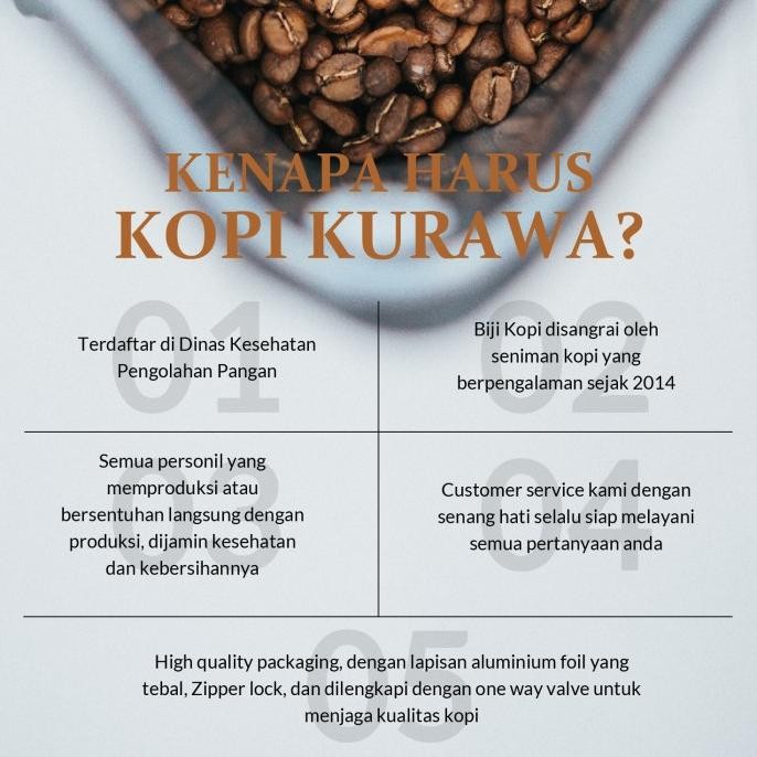 

Kopi Arabika Gayo Aceh Arabica Coffee Roasted Bean Biji Bubuk 200 Gram