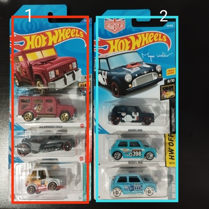 HOT WHEELS MINI COOPER PAKET