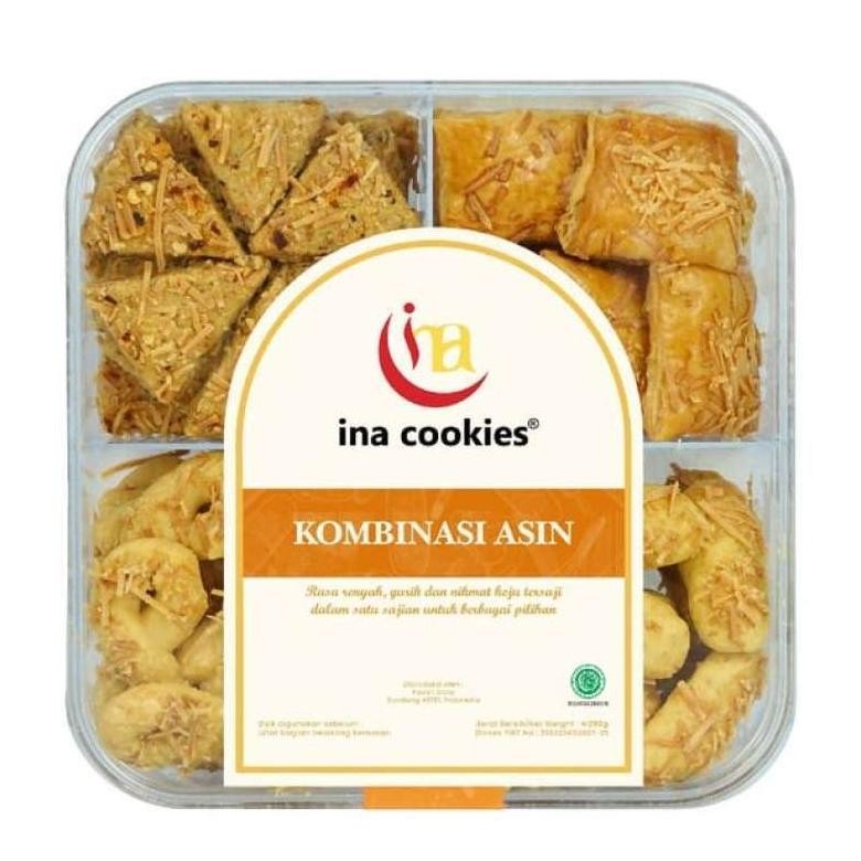 

Candy Tray Kue Kering Lebaran Kombinasi Enak Gurih Lezat by Ina Cookies - Asin, KOMBINASI