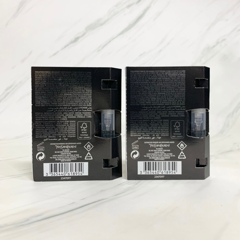 YSL L'Homme Eau de Toilette Spray / Yves HOMME parfum perfume vial sample Ready Stock