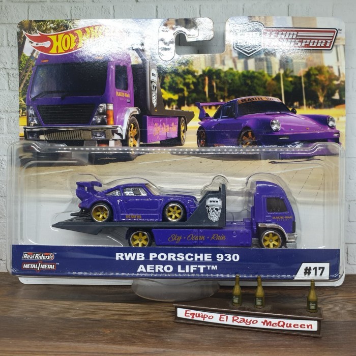 HOTWHEELS TEAM TRANSPORTER RWB PORSCHE 930 AERO LIFT