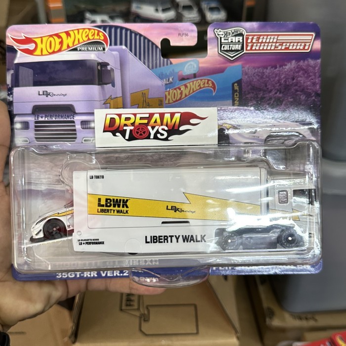 HOTWHEELS TEAM TRANSPORT NISSAN R35 LBWK