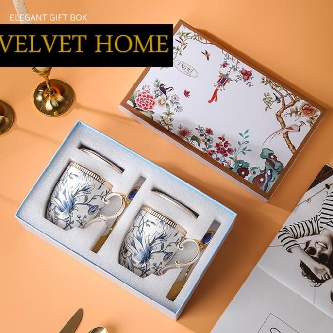 

SET Hampers Gelas Mug Couple Gift Kado Parcel wedding natal lebaran ABD