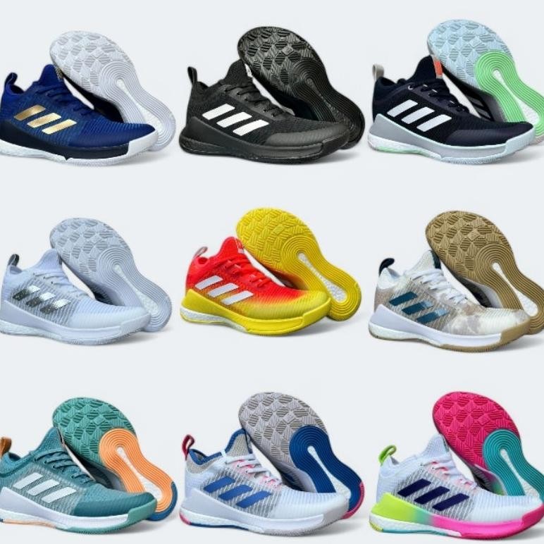 SPECIAL Adidas Crazyfligt Grade Ori / Sepatu Voli / Sepatu Basket / Sepatu Olahraga Pria Wanita eH-2
