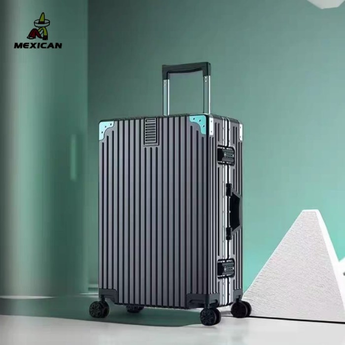 Koper Mexican Original Aluminium Series Size 20''22''24'' Inch TSA Lock Aluminium Frame Suitcase