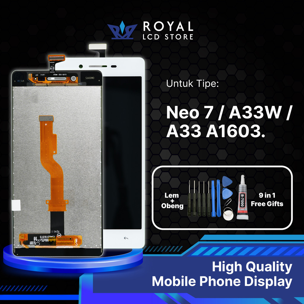 Lcd Oppo Neo 7 / A33W / A33 A1603  Full Set Lcd Touchscreen
