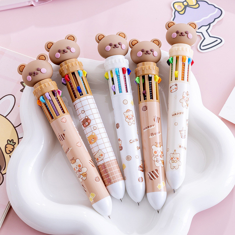 

Promo Cod Pulpen Karakter Teddy Bear 10 Warna / Pulpen Warna Warni 10 Warna Diskon