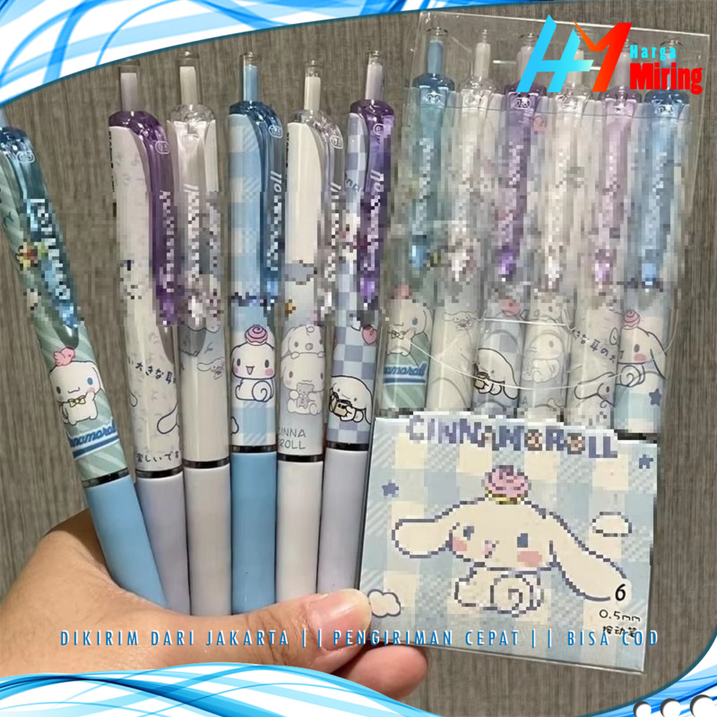 

Promo Pulpen Mekanik 0.5Mm Set Isi 6 Pcs Motif Kartun Series Set Pena Gel Karakter Lucu 6In1 Warna