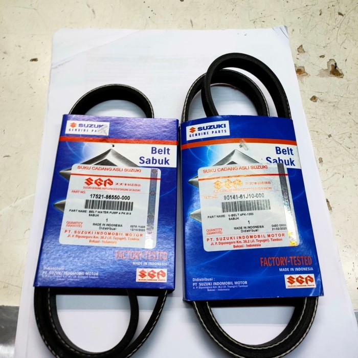 fan belt set suzuki apv original SGP