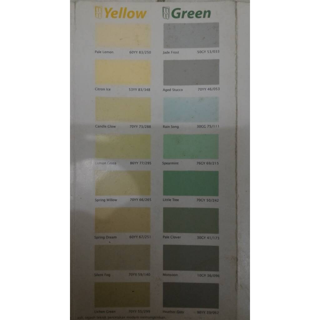 

Cat Minyak Dulux V-Gloss (Red, Orange, Yellow, Green, Blue, Violet) Harga Promo