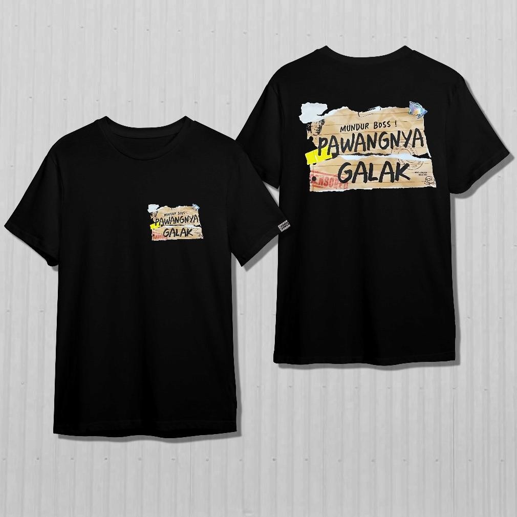 Promo Kaos Cod 24S Mundur Boss Pawangnya Galak Kaos Gambar Kata Viral - New Kaos Atasan Dewasa Mundu