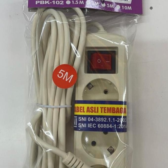 

Ready Stopkontak Extension 3 / 5 Lubang Kabel 5 Meter