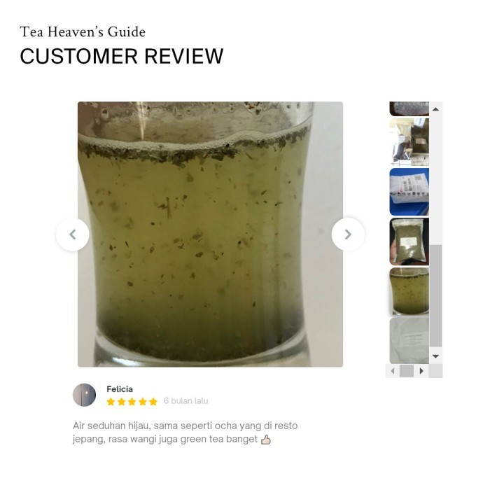 

Teh Hijau Jepang 1Kg Japanese Green Tea Sencha Ocha Premium