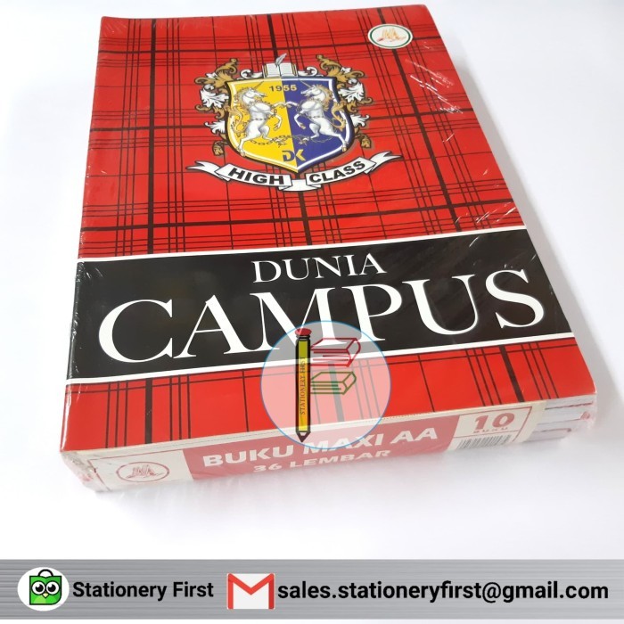 

BERGARANSI BUKU TULIS CAMPUS MAXI AA 36 LEMBAR PER PACK ISI 10 BUKU KODE 997