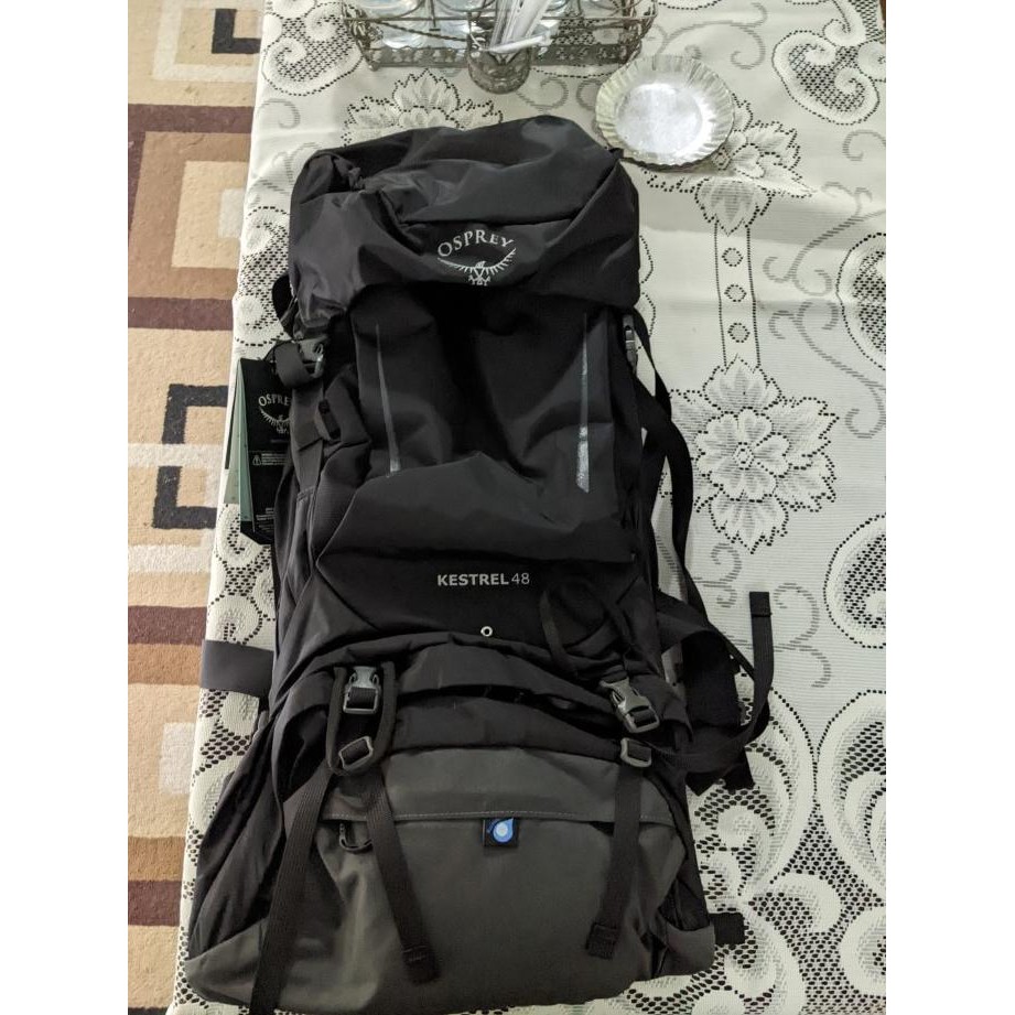 Original Tas Gunung carrier Osprey Kestrel 48 biru