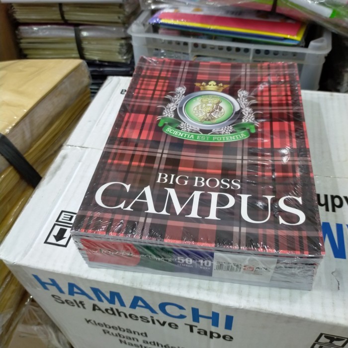 

OBRAL BUKU TULIS BIG BOSS CAMPUS 50 LEMBAR KODE 154