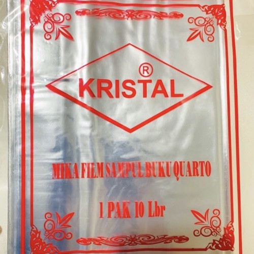 

TERBATAS SAMPUL PLASTIK BUKU TULIS UKURAN KWARTO 1 PACK ISI 10 LEMBAR KODE 1227