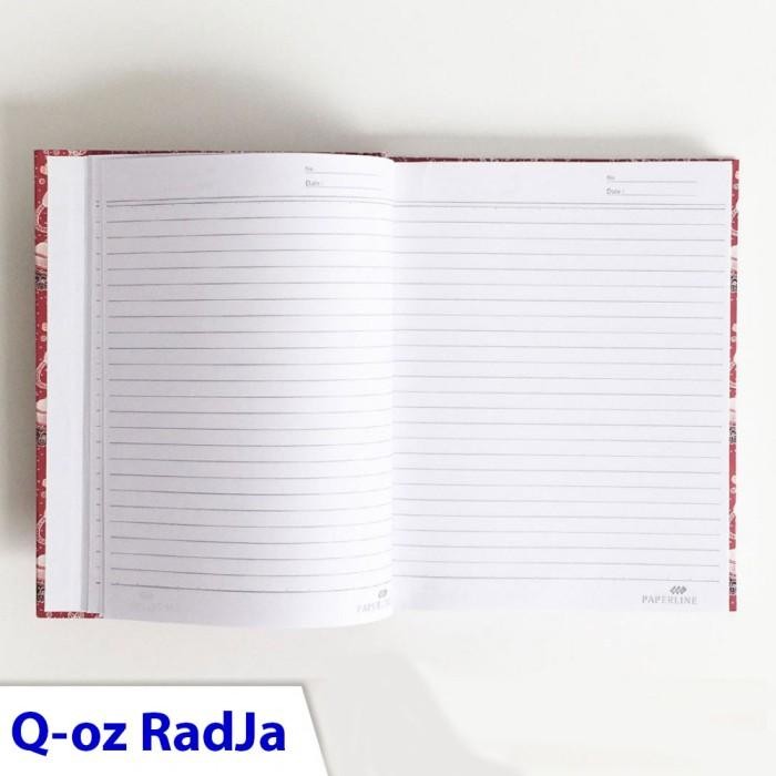 

TERJAMIN BUKU TULIS HARD COVER KWARTO 200 LBR - PAPERLINE KODE 144