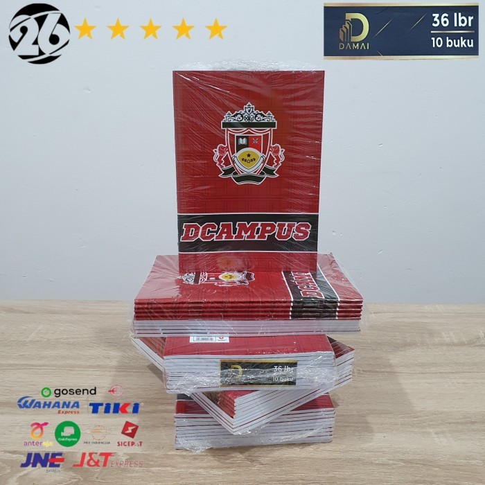 

CUCI GUDANG BUKU TULIS DCAMPUS BOXY 36 LEMBAR KERTAS TEBAL 70GR 1 PACK ISI 10 BUKU KODE 999
