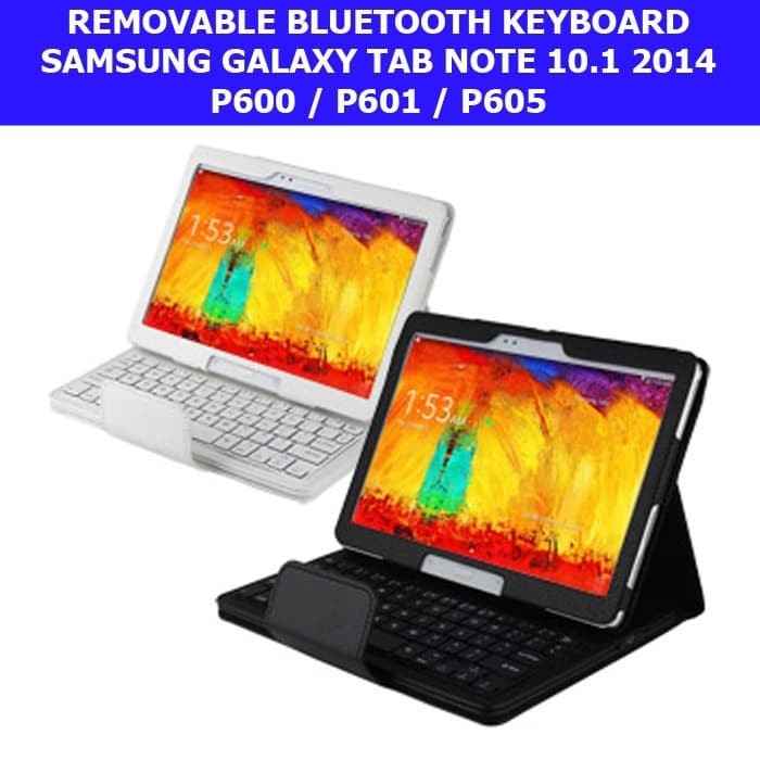Samsung Galaxy Tab Note 10.1 10 2014 P601 P605 Bluetooth Keyboard Case