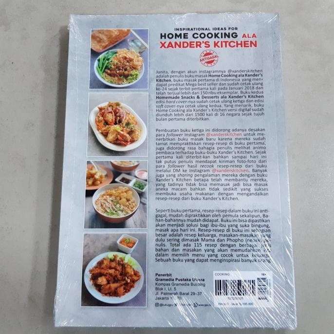 

Terlaris Buku Resep Inspirasional Ideas For Home Cooking Ala Xander'S Kitchen Ready Stok