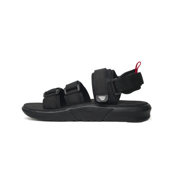 Dorks - Semeru Full Black Sandal Pria Sandal Wanita Sandal Gun