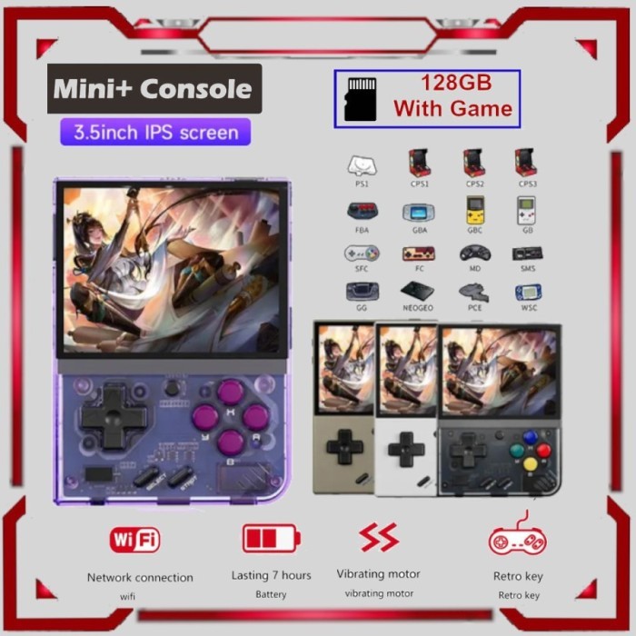 Mini+ Plus Retro Handheld Video Game Console Classic PS1 Portable Mini
