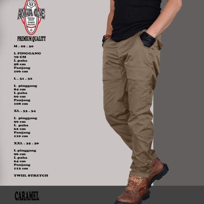 Celana taktikal Outdoor Pria original Anwa one/celana taktikal pria
