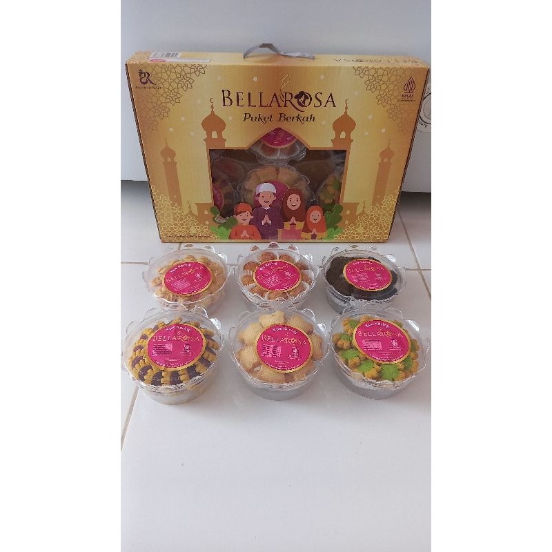 

BEST DEALS hampers paket cookies kue kering cemilan lebaran hari raya idul fitri adha bellarosa