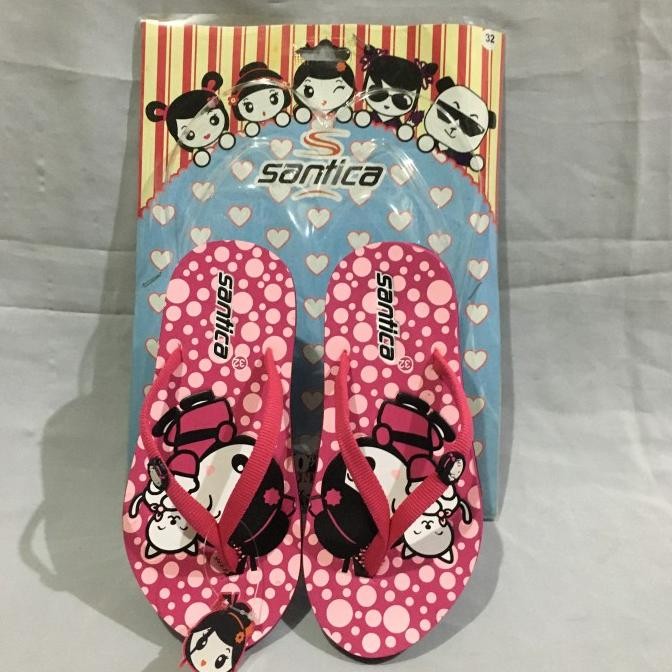 Sale Sandal Jepit Karakter Anak Perempuan Santica Aiko Fuchsia