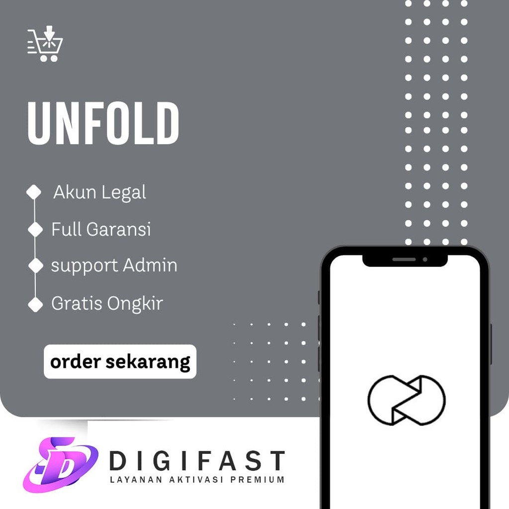 Unfold + 1 Tahun Ios & Android Legal Resmi Bergaransi