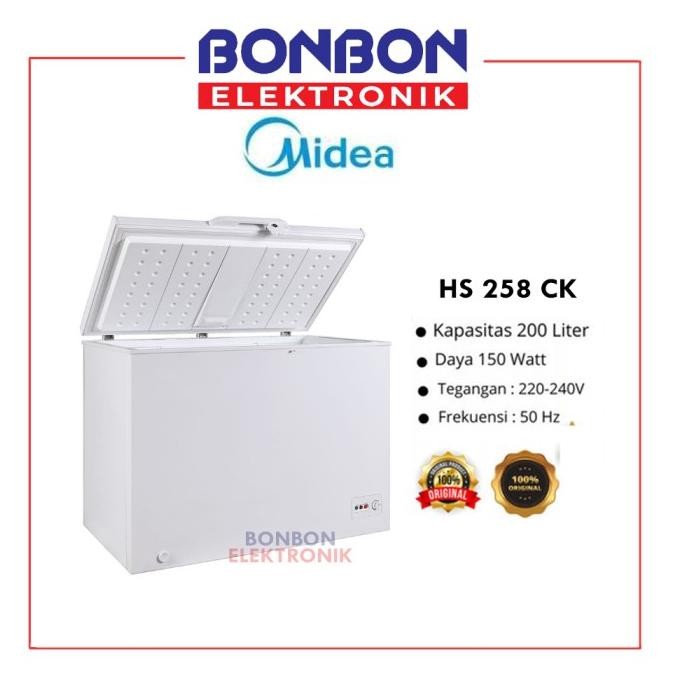 Sale Midea Chest Freezer 200L Hs-258Ck / Hs258Ck Freezer Box