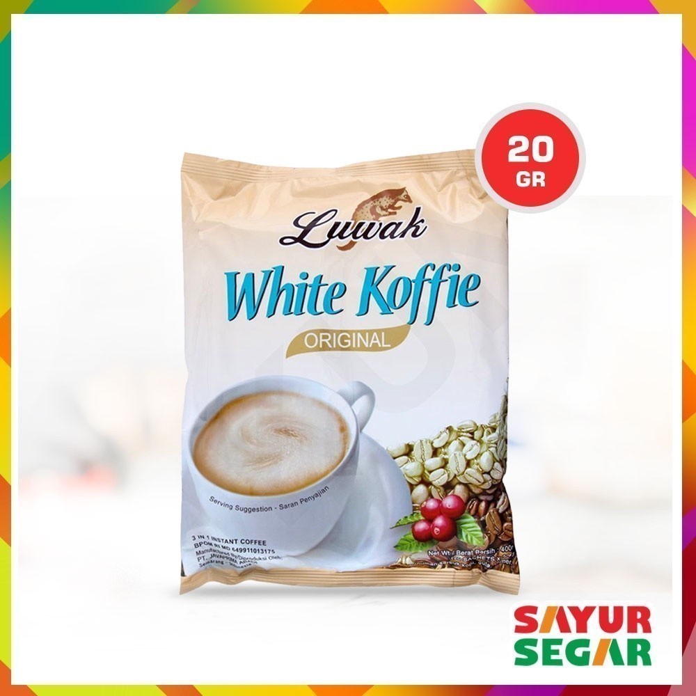 

Luwak White Coffie Original [20G] Sachet - Kopi Luwak