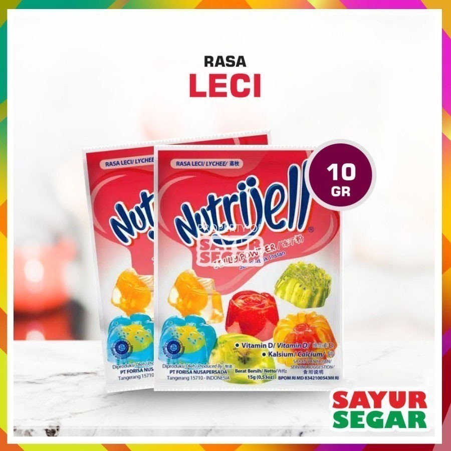 

Jelly Powder / Puding Nutrijell [10G] Sachet - Leci