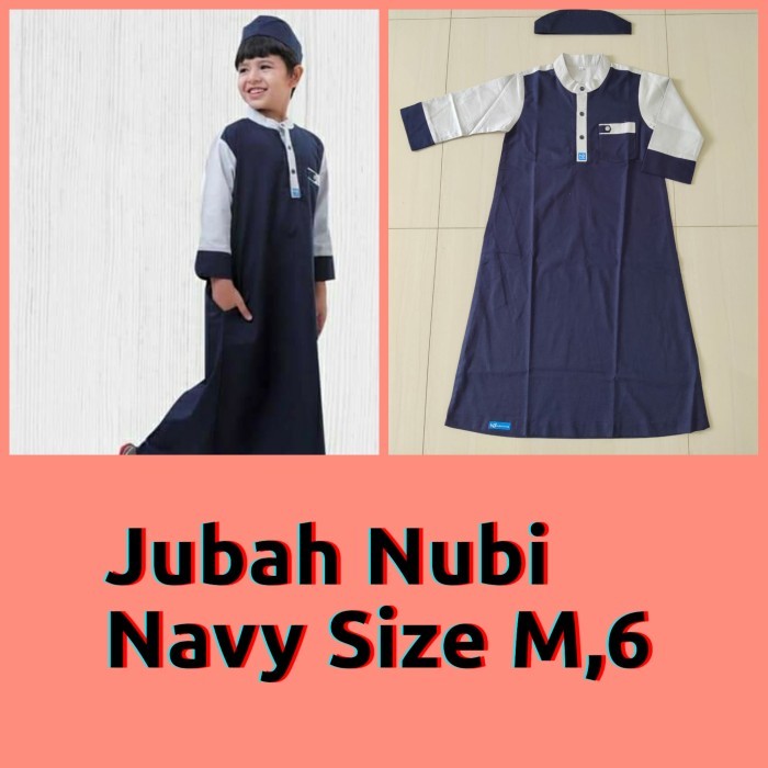 EJ880 Baju Koko Gamis anak Laki Nubi GRATIS ONGKIR