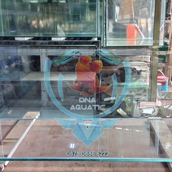 Aquarium Optic Clear 120x50x50 kaca 12mm