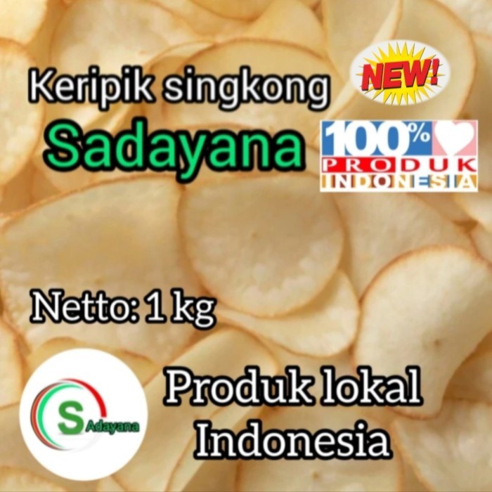 

KOMPLIT keripik singkong / original 1 kg