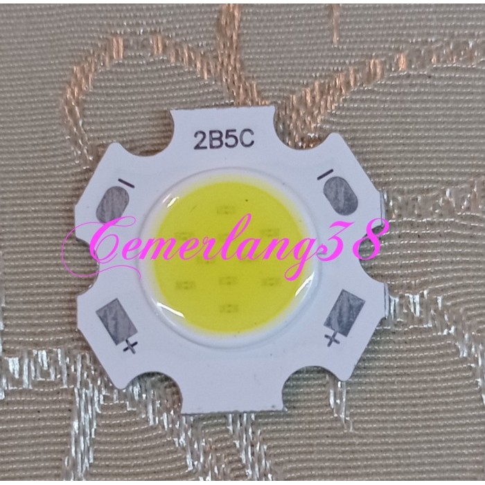 

MURAH HPL 5W COB Putih / High Power LED White 10-20mm 5 Watt Chips On Board
