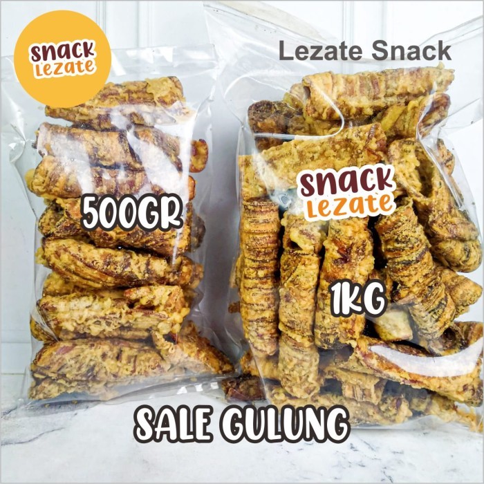 

TERUJI Sale PIsang Gulung Kering 1KG Kiloan Murah Kripik Sale Pisang Kebumen