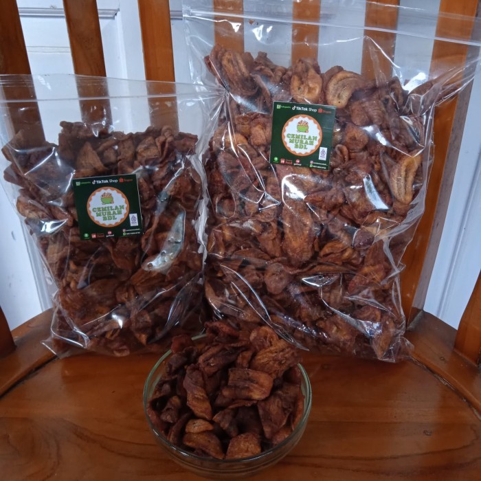 

FREE ONGKIR Sale Keripik Pisang Kering 1 Kilo Gram / Cemilan Murah BDL
