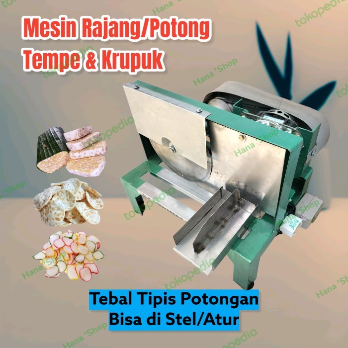 

OBRAL Mesin Perajang Tempe membuat kripik & Alat Pemotong /Iris Tempe
