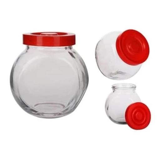 BISA COD Toples Beling 2,2L/ Toples Kaca/ Toples Kecil Miring Tutup Putar Tp7 Kedaung jy-56