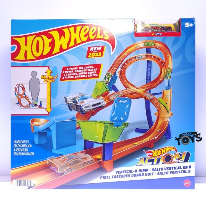 Hot Wheels Action Vertical 8 Jump Track Set