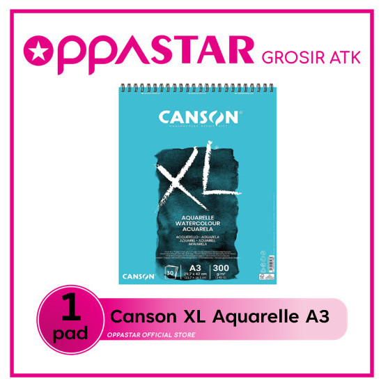 

Canson XL Aquarelle A3 30 Lembar Kertas Watercolor 400039171