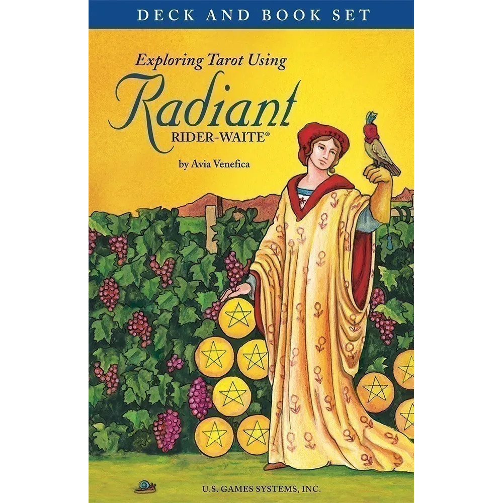 Exploring Tarot Using Radiant Rider-Waite Tarot Deck and Book Set US Games Tarot Deck Kit
