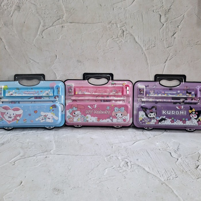 

(12 Pcs) Alat Tulis Set/Study Set 5 in 1 Mix SS-6016