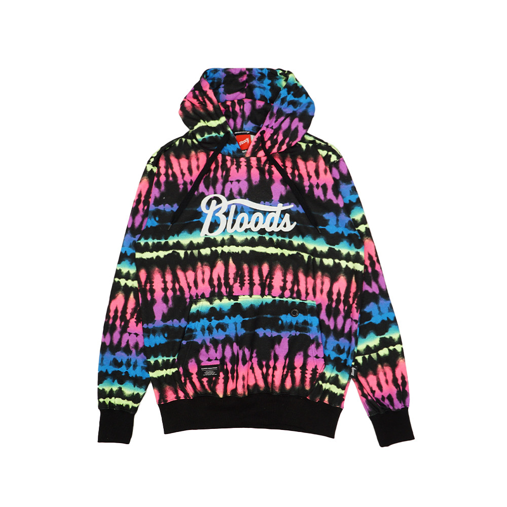 Bloods Reg Sweater Hoodie Margiela Tie Dye Black