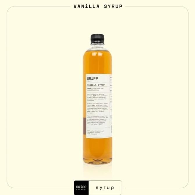 

Dripp Vanilla Syrup - Sirup Vanila 760 Ml Original Dan Terpercaya