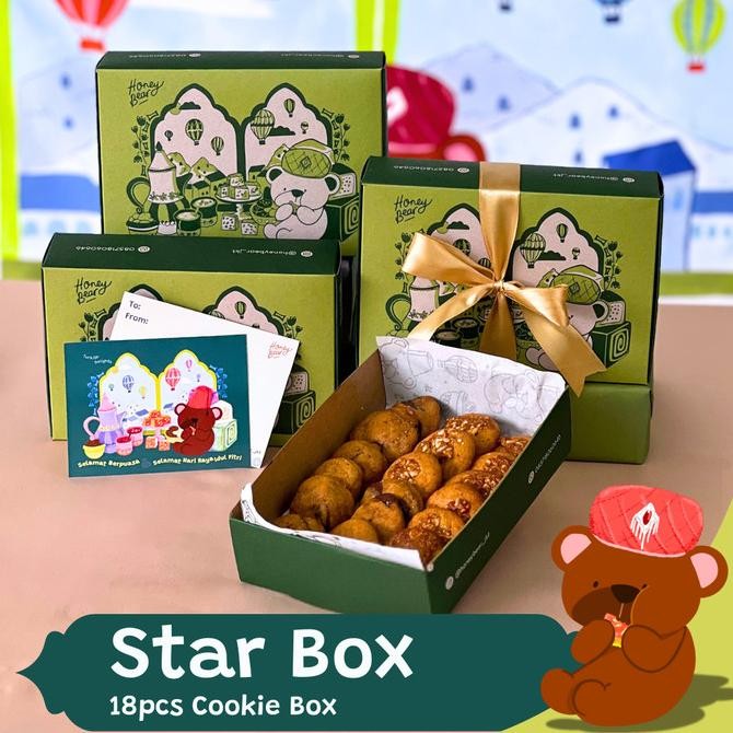 

Star Box 18Pcs | Hampers Ramadan Idul Fitri Lebaran Kue Kering Cookies Original Dan Terpercaya