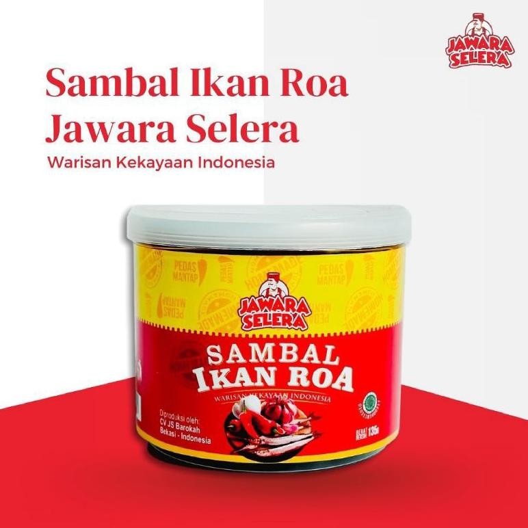 

Sambal Ikan Roa Home Made Jawara Selera Halal Terdaftar (135gr)